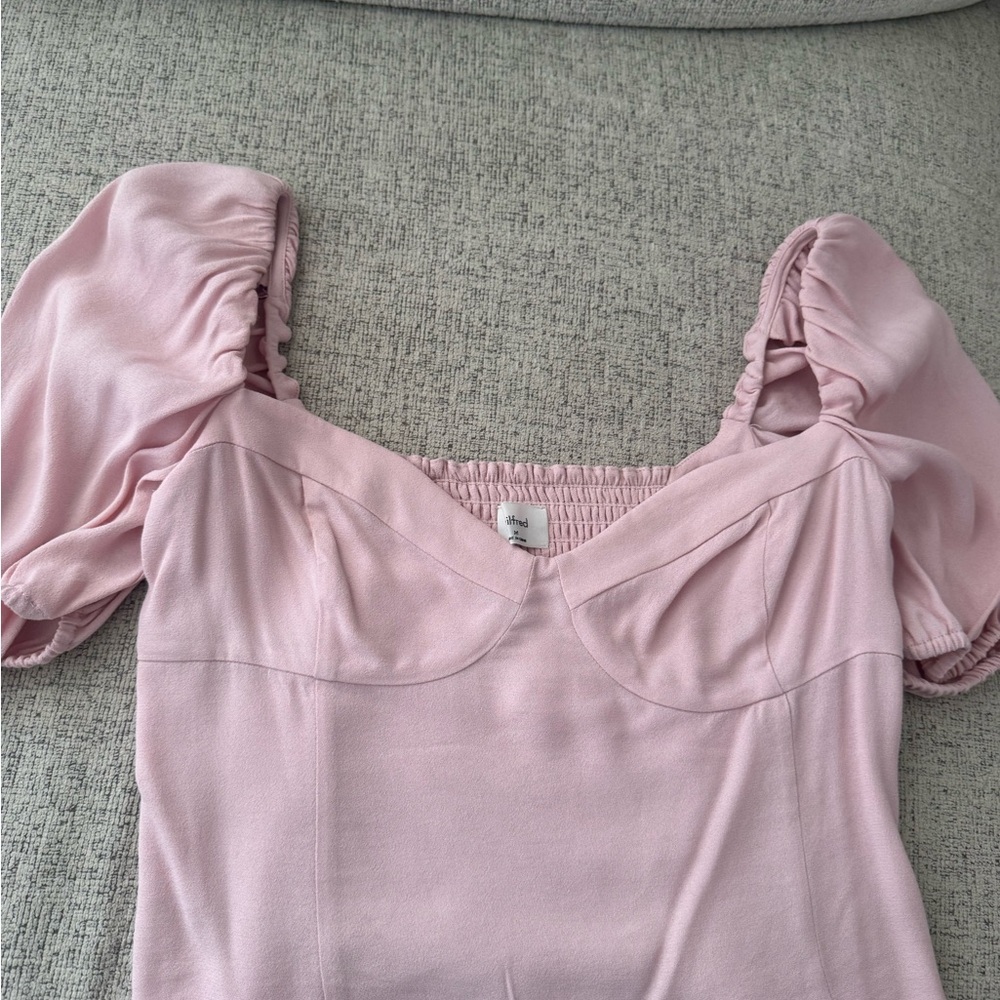 Wilfred Blush Pink Off-Shoulder Blouse